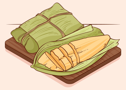 Imagem ilustrativa de uma pamonha